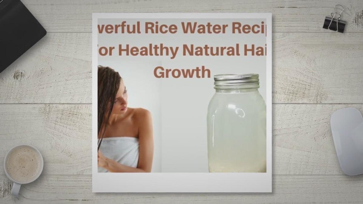 'Video thumbnail for Powerful Rice Water Recipes For Healthy Natural Hair Growth (2022)'
