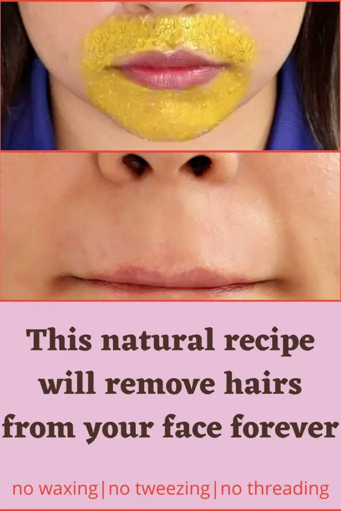 This natural recipe will remove hairs from your face forever