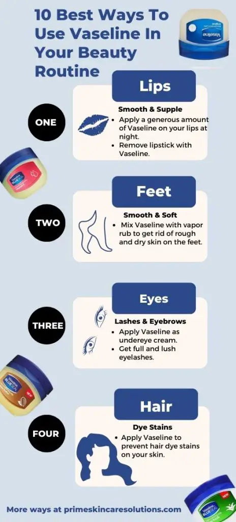 10 Best Ways To Use Vaseline In Your Beauty Routines